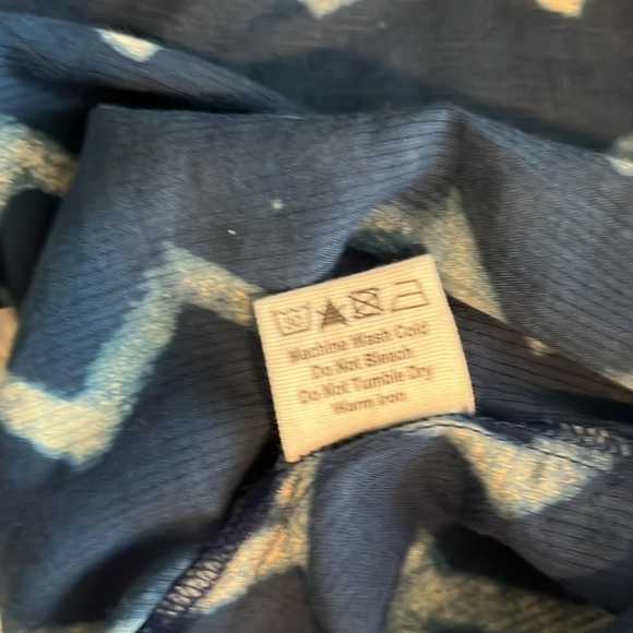 100% Cotton Tunic Blouse 3/4 Sleeve by Blu Nomad - Picture 12 of 12